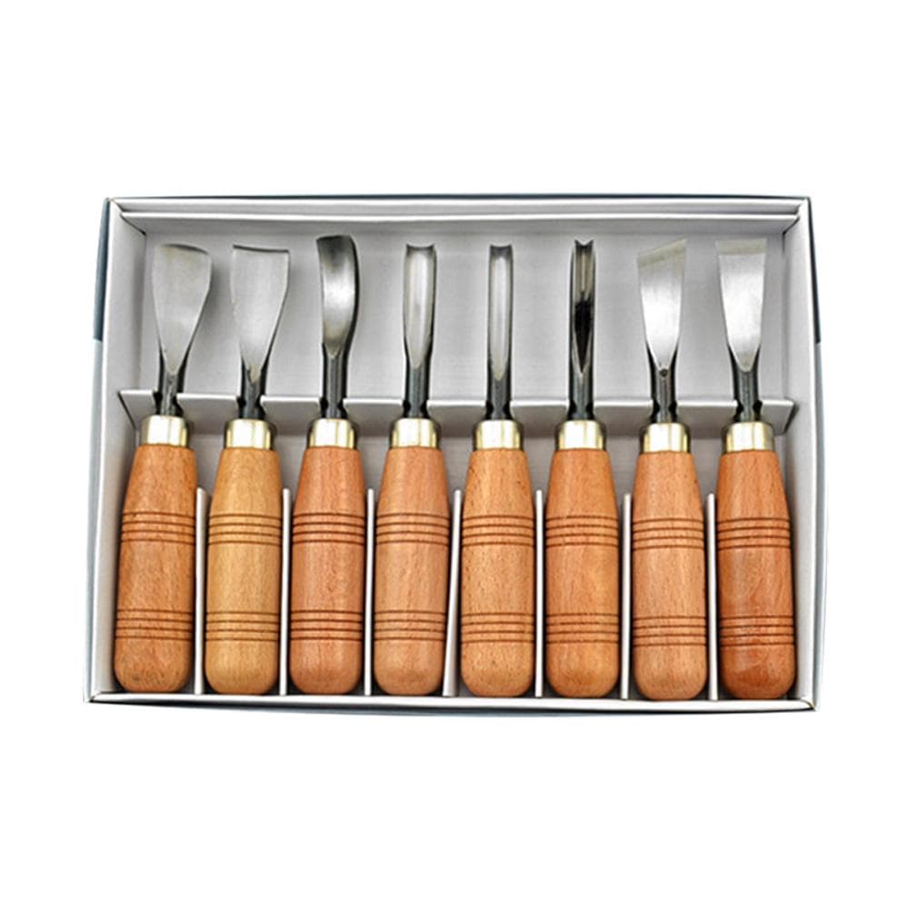 8 In 1 8 Pcs Wood Cutter Wood Carving Tools Woodworking Tool Detail Chisel Home household multicolour