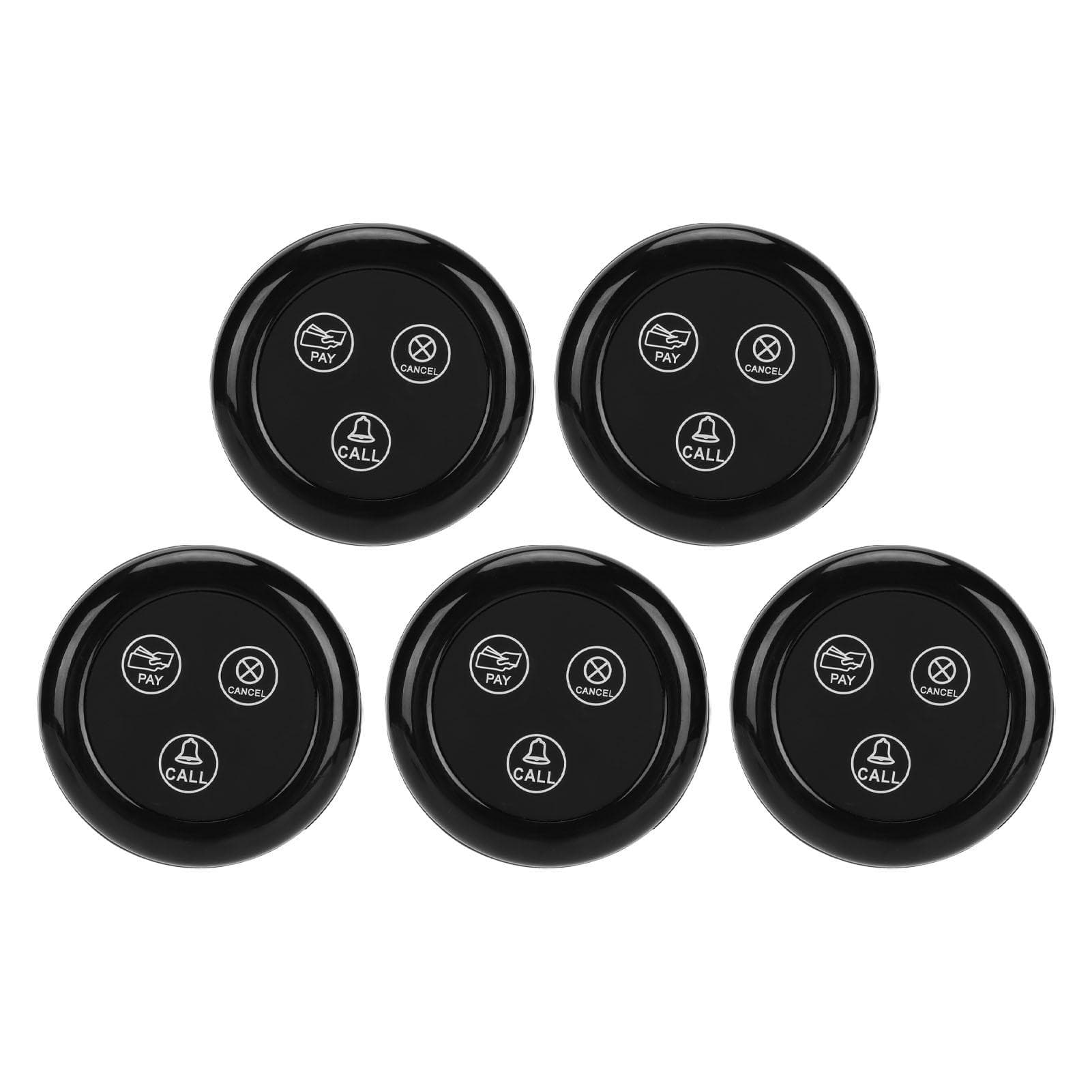 5pcs Wireless Caregiver Pager Call Button Waterproof 433MHZ Long Operating Range Elderly Nurse