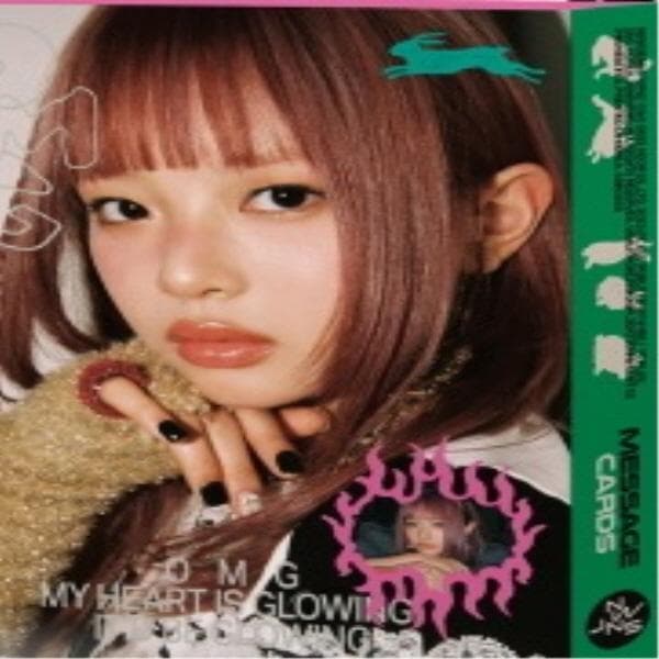 NEWJEANS - 1ST SINGLE 'OMG' MESSAGE CARD VER. [Random Version] HANNI