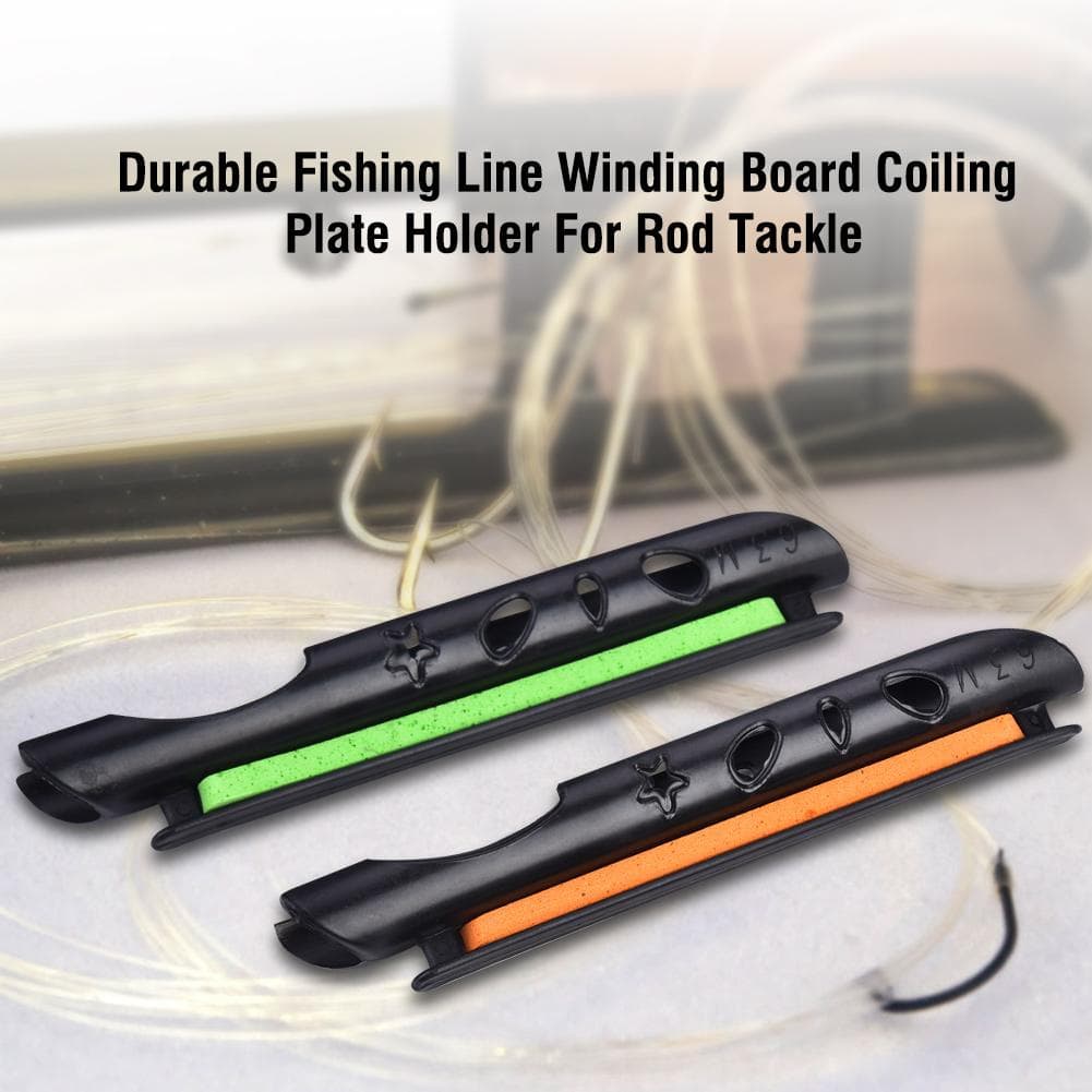 40Pcs Durable Fishing Line Winding Board Coiling Plate Holder for Rod Tackle Accessory