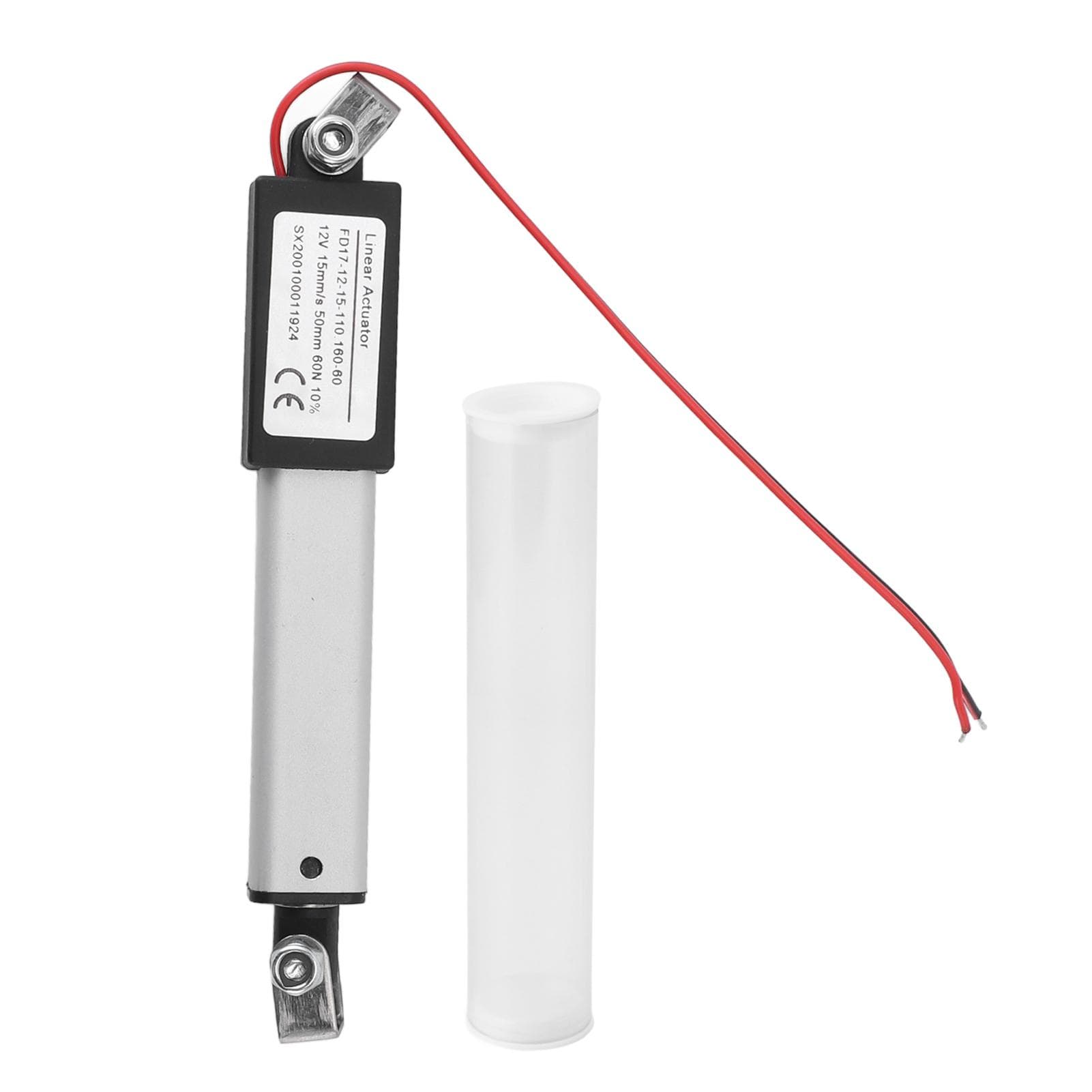 12V Electric Linear Actuator 50mm Stroke 60N Load Compact Versatile Mini Linear Actuator for Robots