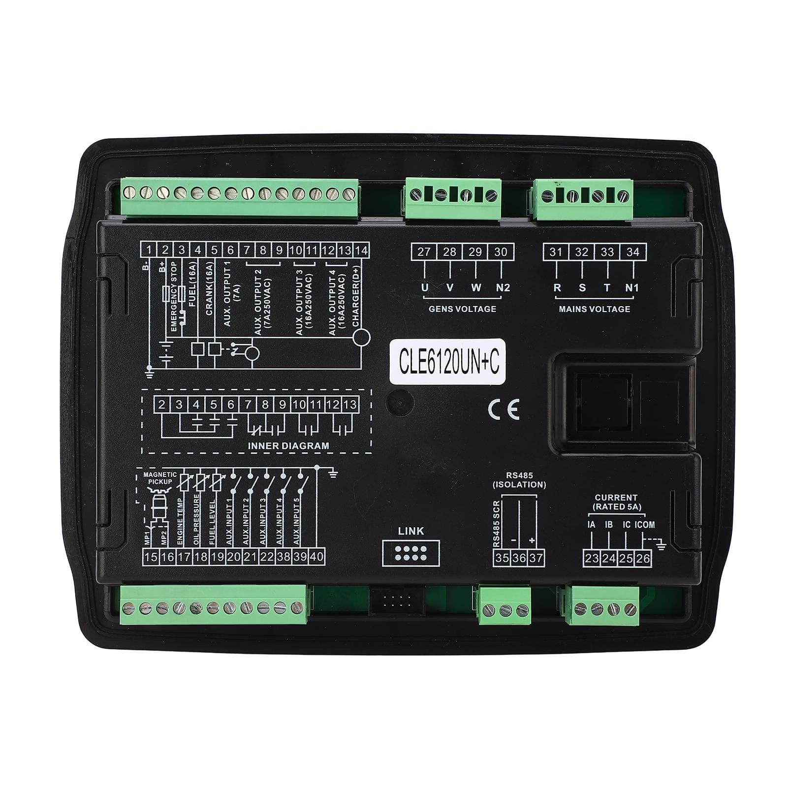 Diesel Generator Controller Automatic Start Detect Multiple Languages Genset Control Panel 15?360V