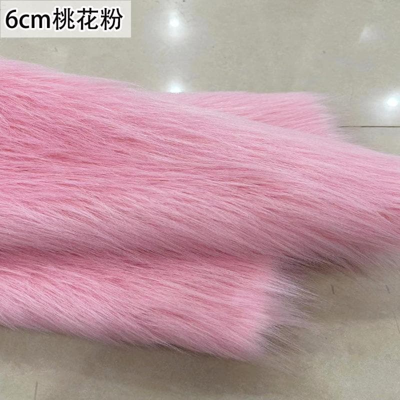 100x180cm Long Faux Fur Fabric Carpet Clothes Doll Plush Stuffed Toy for Needlework DIY Handmade Sewing Accessories 50x180cm