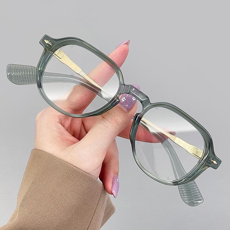 Geometric Square Anti Blue Light Sunglasses UV400 Protection Bold Fashion Eyewear for Men Women