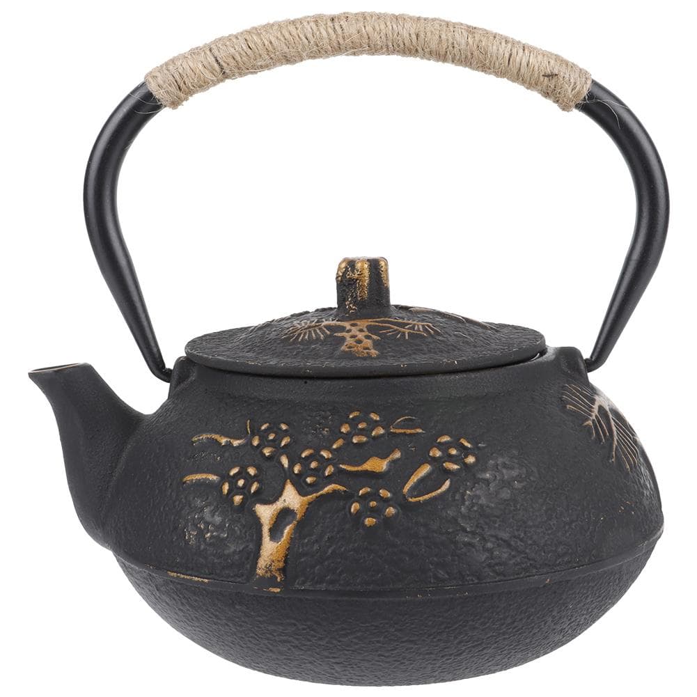 Cast Iron Teapot Southern Cast Iron Kettle Iron Pot Tea Kettle 0.9L