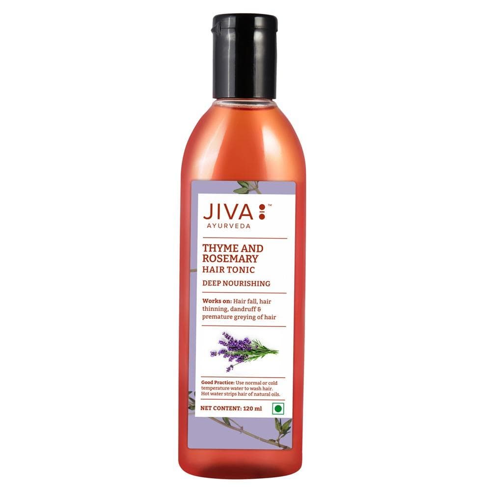 Anti-hair loss tonic with thyme and rosemary (120 ml), Thyme & Rosemary Tonic Jiva