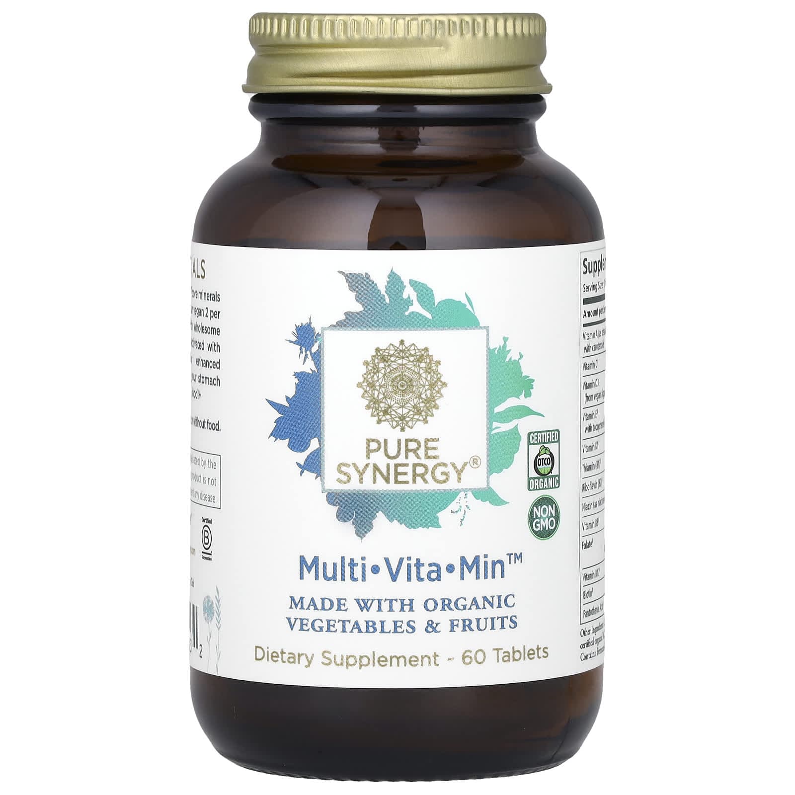 Pure Synergy, Multi Vita Min, 60 tablets