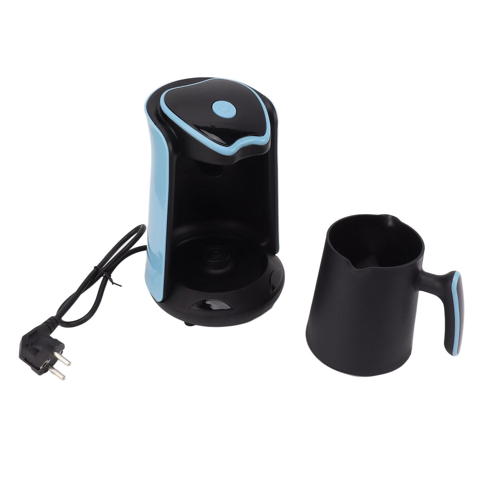 500ml Coffee Pot Stainless Steel Electric Thermal Coffee Maker for Office Blue L