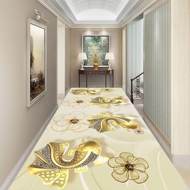 Chinese Style Corridor Aisle Carpet Hotel Hotel Stairs Non-Slip Floor Mats Home Entrance Carpet Custom Corridor Long Carpet 60x200cm