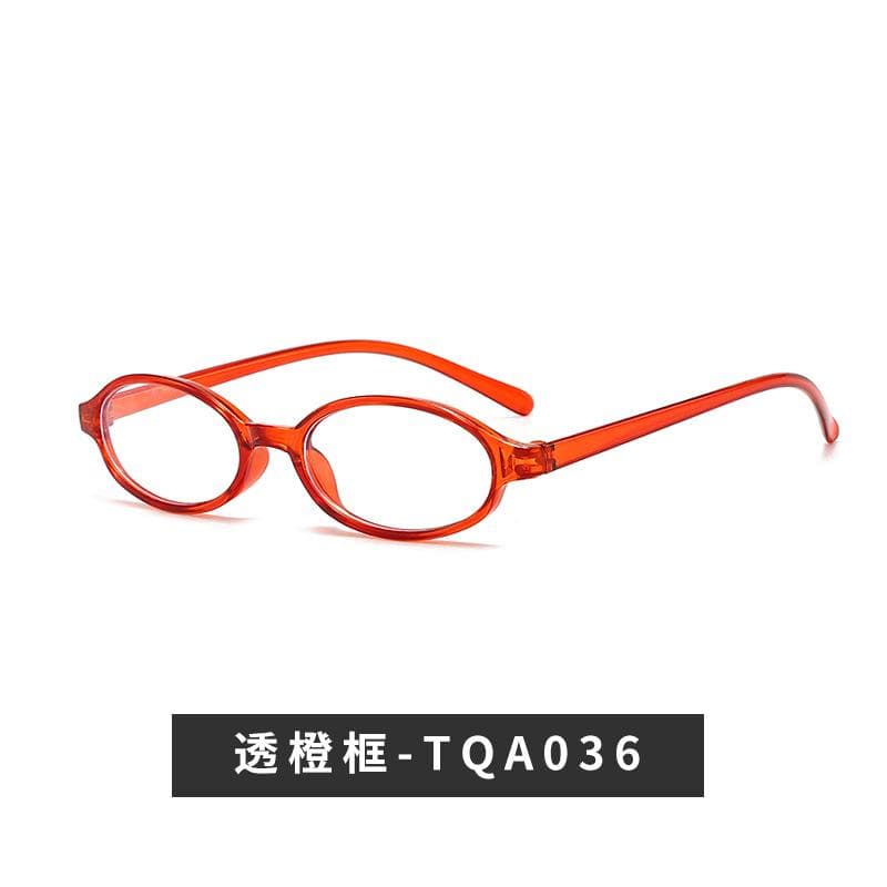Y2K Retro Oval Glasses Small Frame Blue Light Blocking Eyewear for Women Computer Reading Optical Spectacle