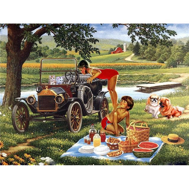 5d Diamond Painting Diamond Embroidery Cross Stitch Needlework Rhinestone 20X30CM