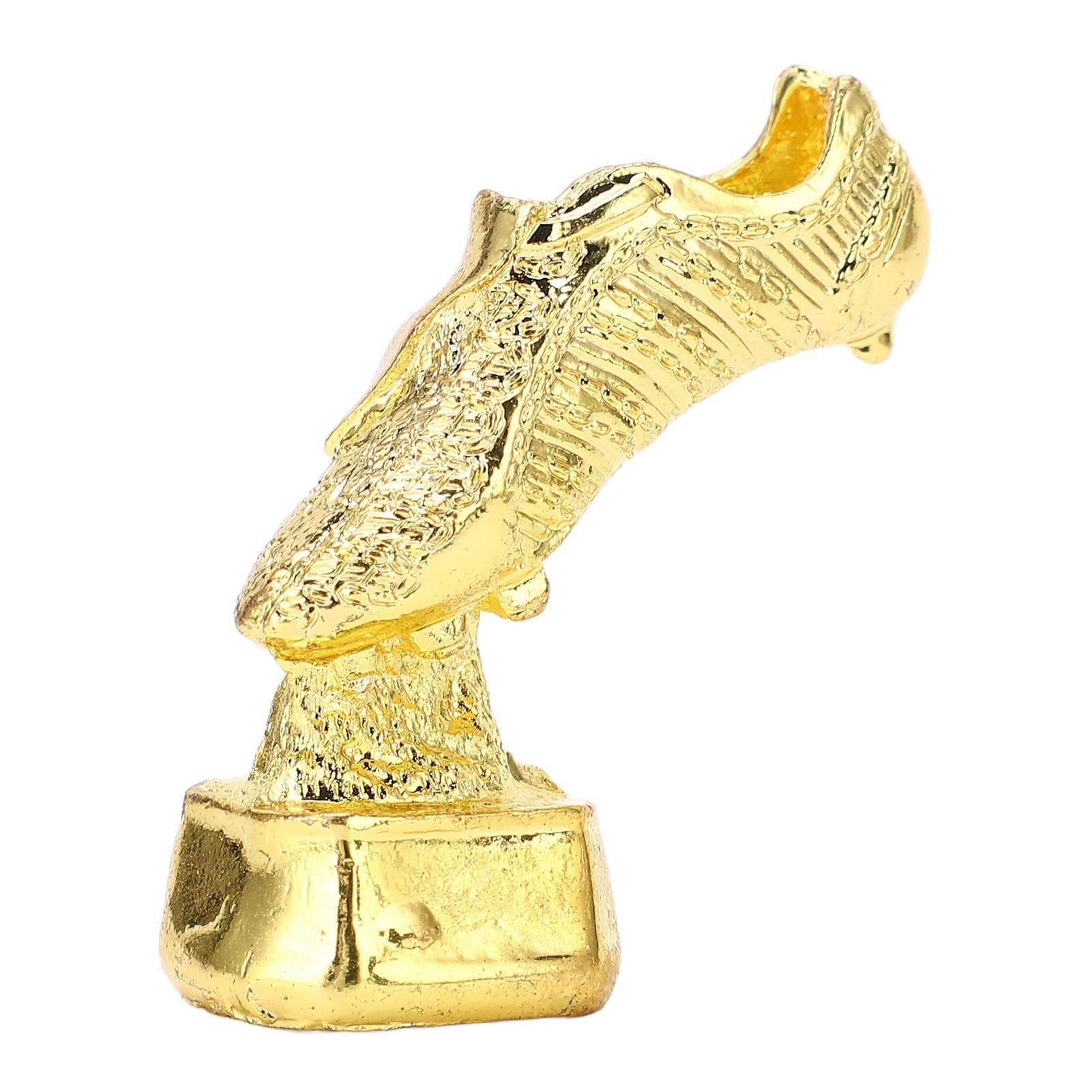 Golden Boot Trophy Ornament Metal Award Model Football Fan Souvenir Decoration Gift