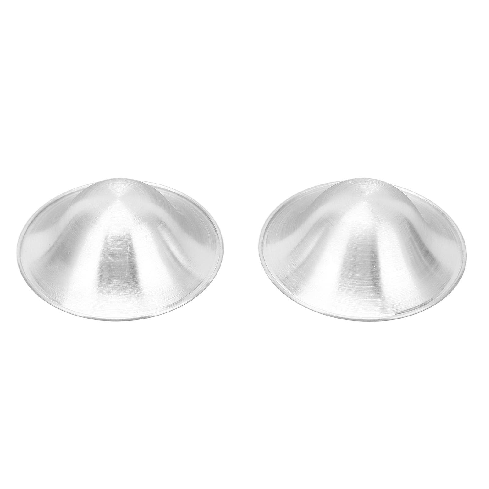 Silver Nursing Cups for Nursing Newborn Breastfeeding Essentials Skin Soothing Nipple Shields