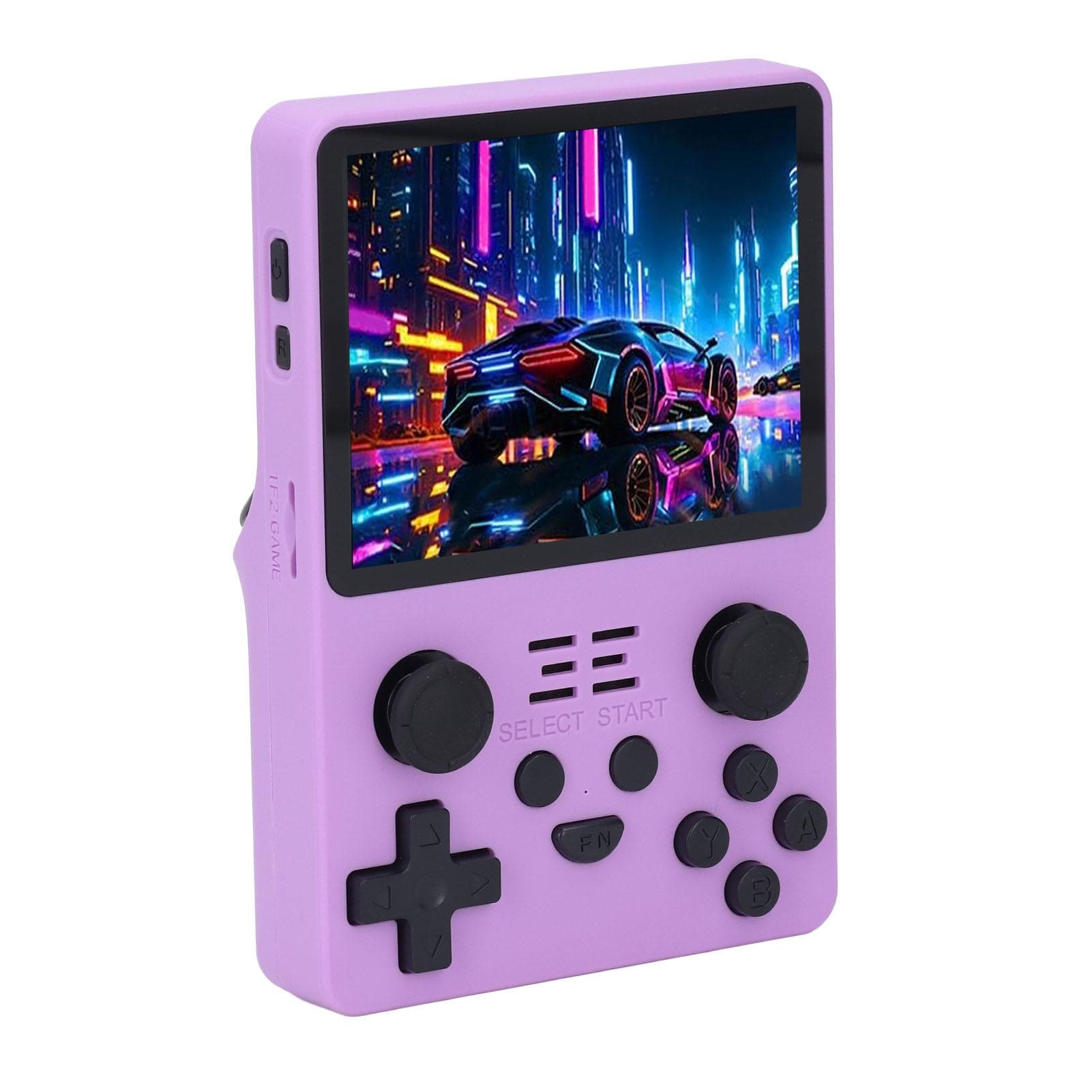 Handheld Retro Game Console Purple Color 3.5 Inch Portable Game Player for Home and Travel 256G 64G