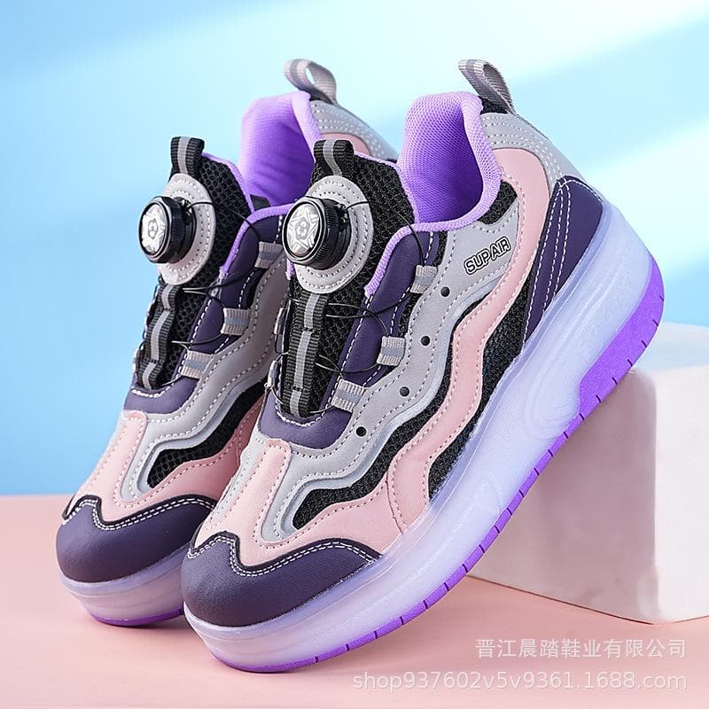 Classmate Girls Summer New Children's Sports Shoes Mesh Breathable Middle Aged Older Girls Dad Shoes Summer Models 38