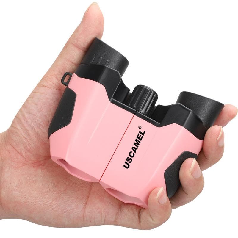 Children s Outdoor Binoculars, Beginner Binoculars ,Mini Portable,Binoculars for Kids Gifts for pink