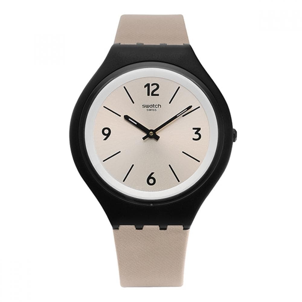 SWatch Svub101 Skin SkinSand Men S Leather Watch SVUB101