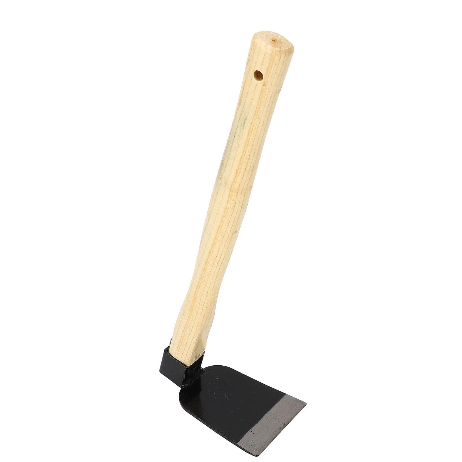 Hand Hoe Ergonomic Wooden Handle Carbon Steel Lightweight Garden Weeding Hand Hoe for Home