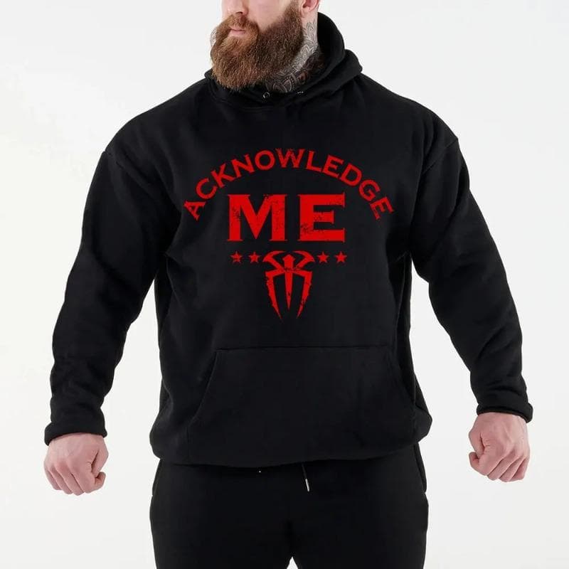 Black Roman Reigns Head Of The Table Men Hoodie Spring Autumn Male Oversized Pullover Tops Fashion Man Clothes Sweatshirt Hoodies & Sweatshirts men’s M