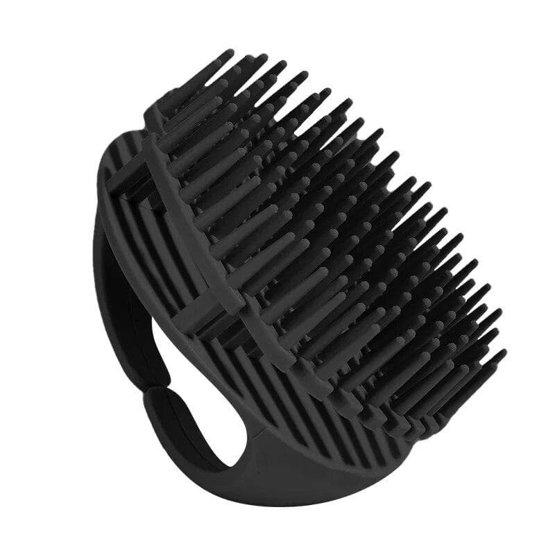 1Pcs Shampoo Scalp Hair Massager Head Body Scalp Massage Brush Hair Washing Brush Scalp Brush Head Scrubber Tools black