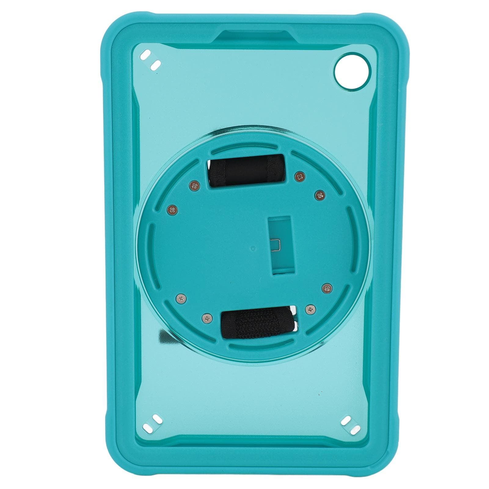 Tablet Shockproof Case Multifunction Tablet Protective Cover with Hand Strap Stand Shoulder Strap light blue