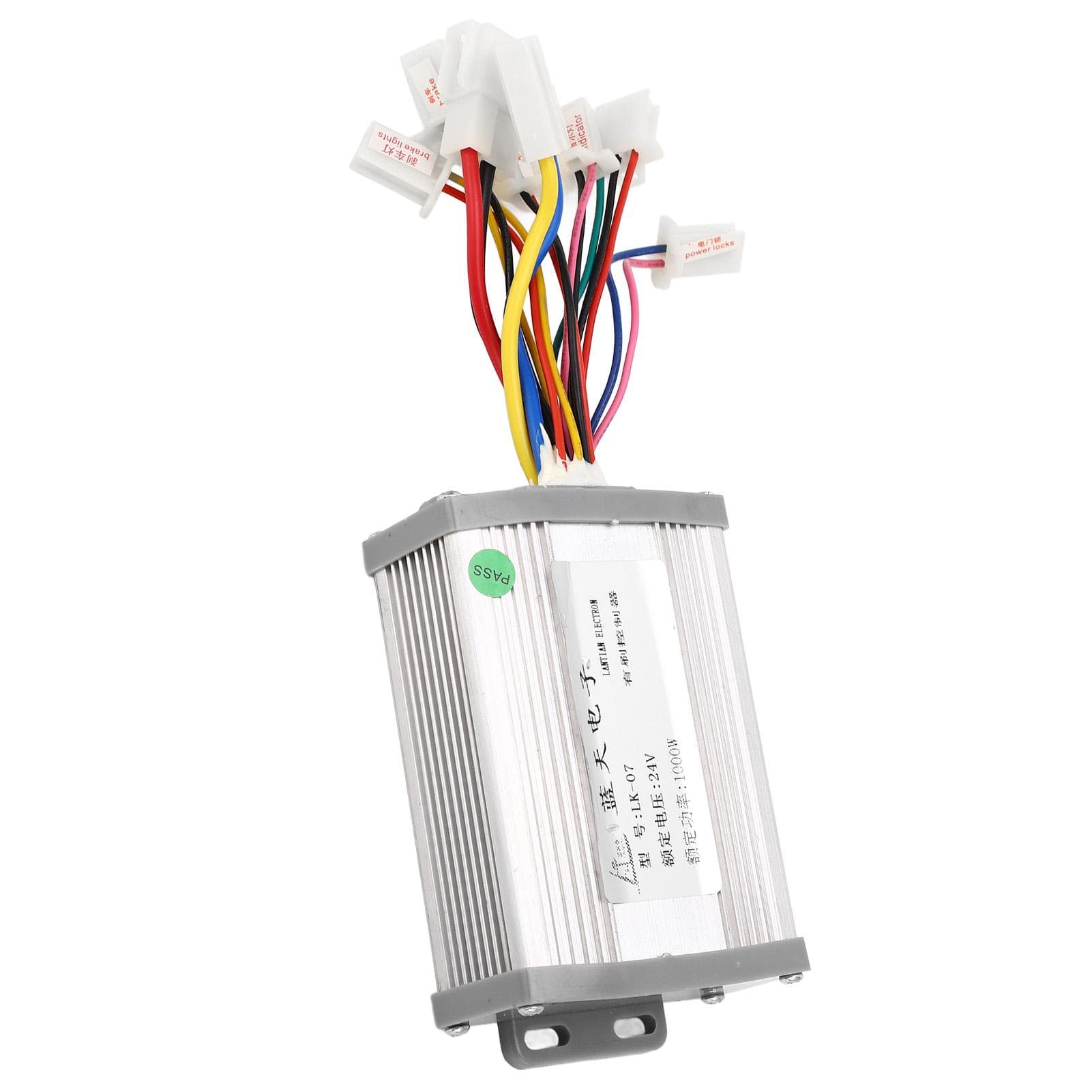 Electric Bike Speed Controller 24V 1000W Brushed Electric Bike Conversion Part for Replacement
