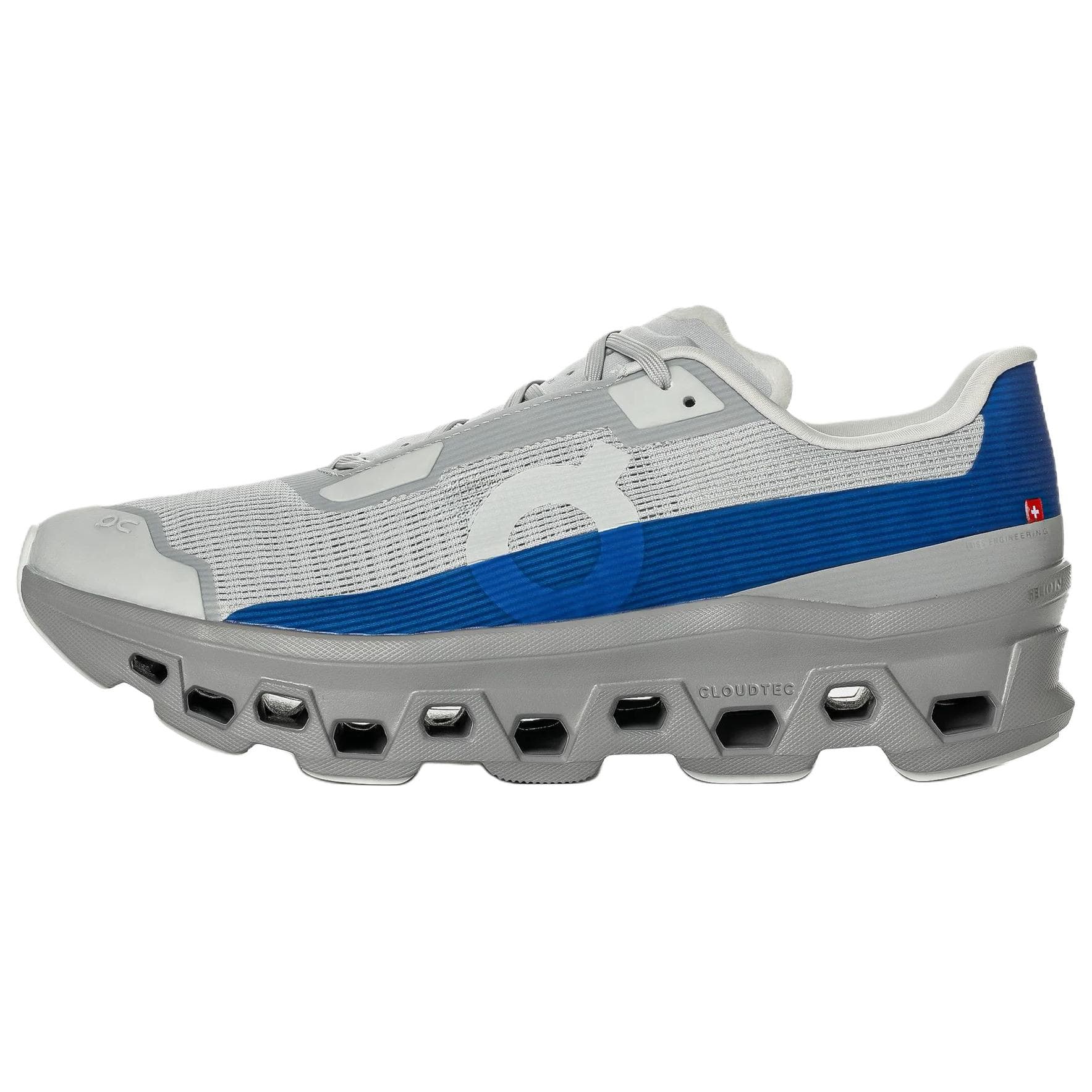 On Cloudmster Void Comfortable Fit Rebound Breathable Running Shoes Men sneaker Gray Blue 3MG10911536 42.5