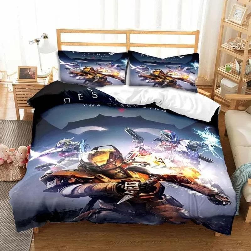 Game Destiny Bedding Set Boys Girls Twin Queen Size Duvet Cover Pillowcase Bed Kids Adult Fashion Home Textile Customizable 70x133cm 2pcs