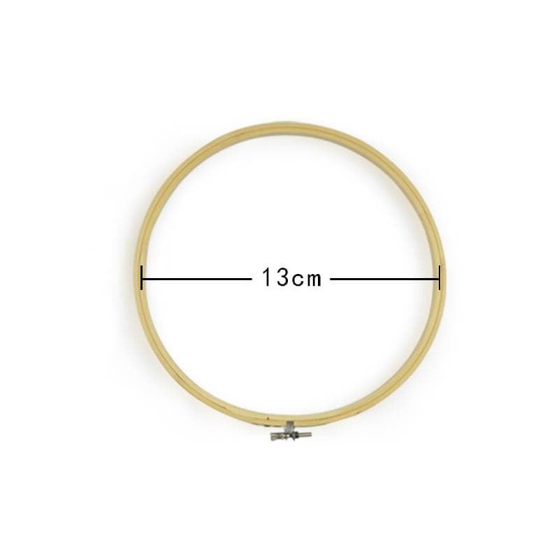 Multi Size Embroidery Hoops Frame Set Bamboo Wooden Embroidery Hoop Rings for DIY Cross Stitch Needle Craft Tools