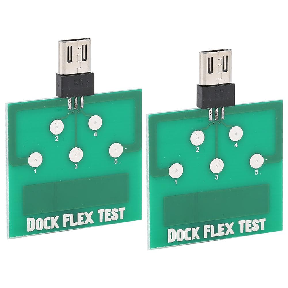 2PCS Green Portable Professional Mobile Phone Charge Connector Micro Test Board Repair Tool for