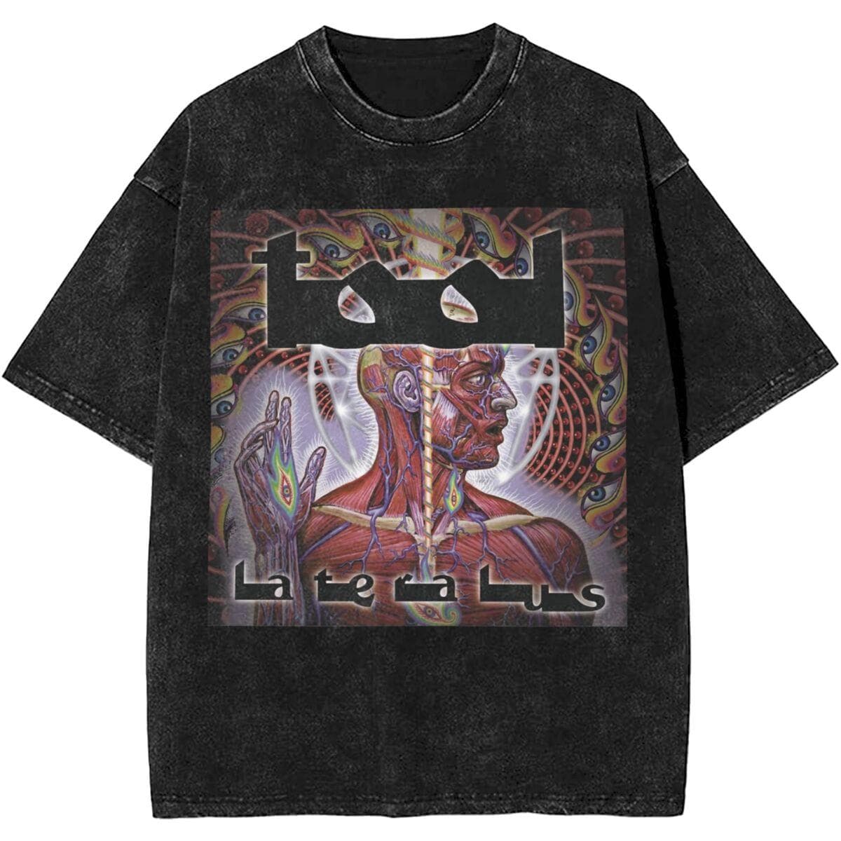 Men Women Rock Tool Band Lateralus Heavy Metal Music Vintage Washed T Shirt Merch Cotton Top Clothes Oversized 3XL