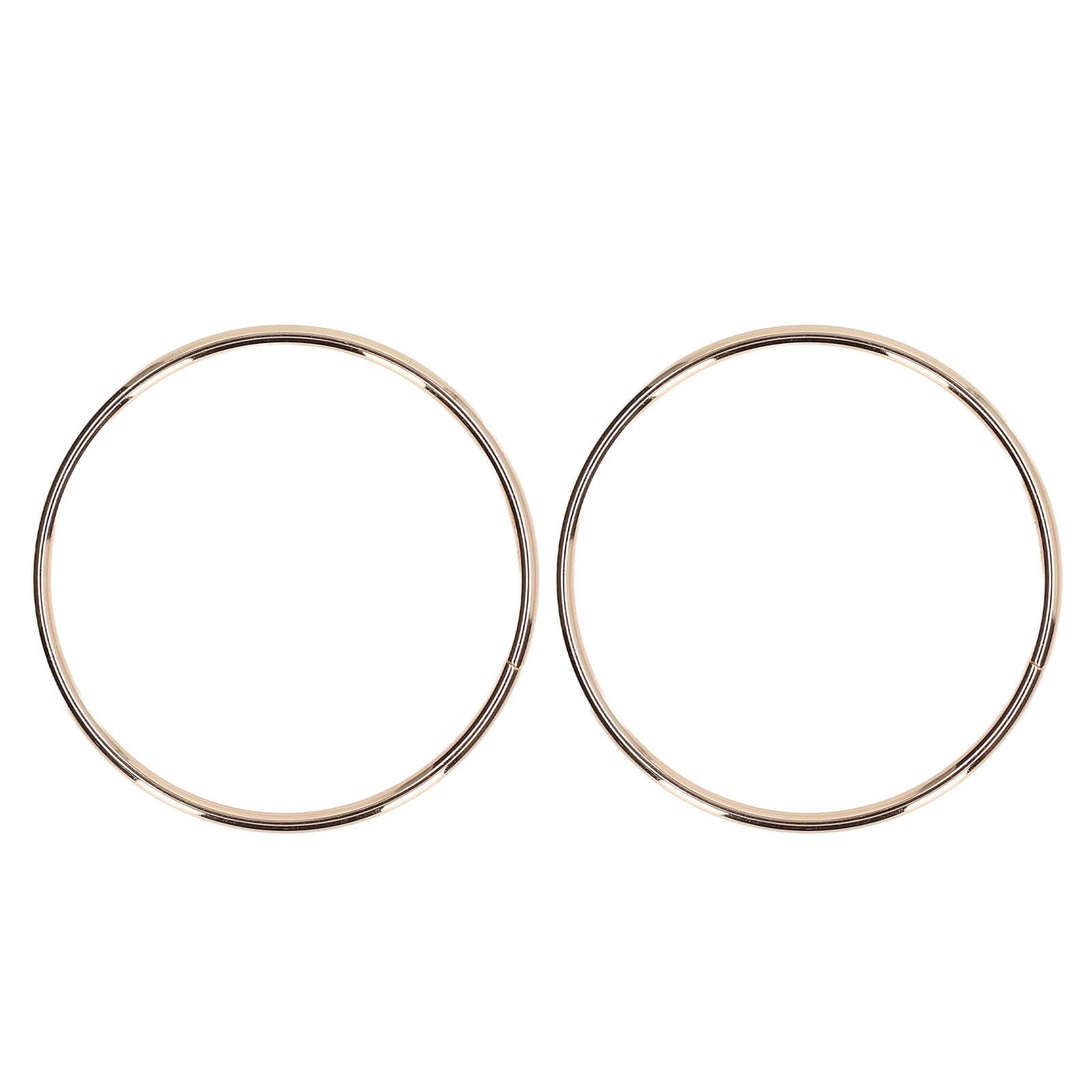 2PCS Handbag Handles DIY Accessories Fine Workmanship Round Shape High Hardness Bag HandlesLight