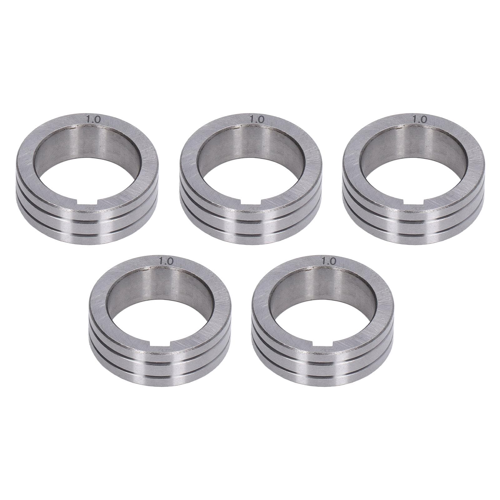 5Pcs Welder Wire Feed Roller 0.8?1.0mm Groove Feeding Guide Wheel for BINZEL Welding Machine