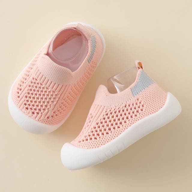 Kids Shoes Casual Breathable Infant Baby Children Girls Boys Mesh Sneakers Soft Bottom Comfortable Non-Slip 13 pink