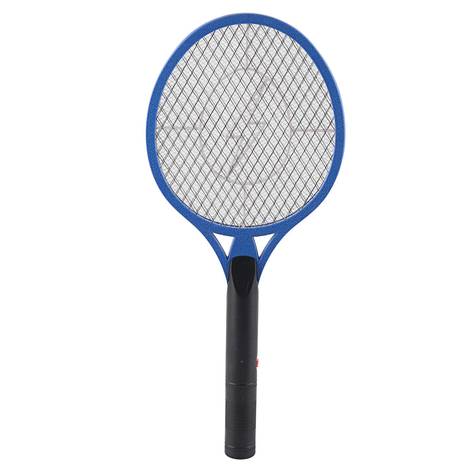 Cordless Battery Power Electric Fly Mosquito Swatter Bug Zapper Racket Insects Killer (blue) blue
