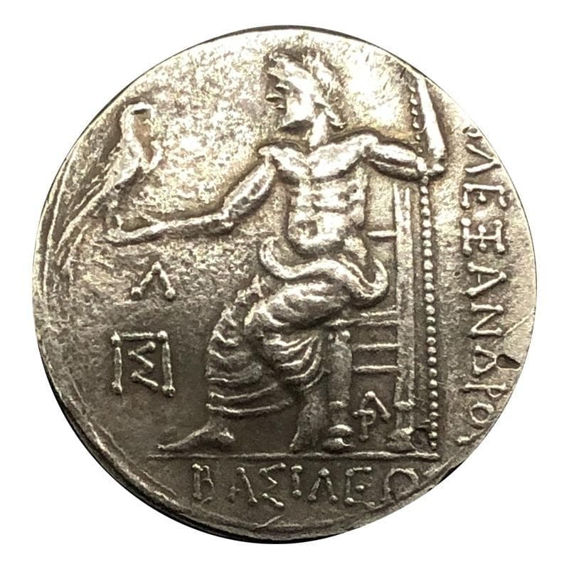 Alexander The Great Commemorative Coin Gifts World Coin Collection Copy Ancient Greek Silver Coin