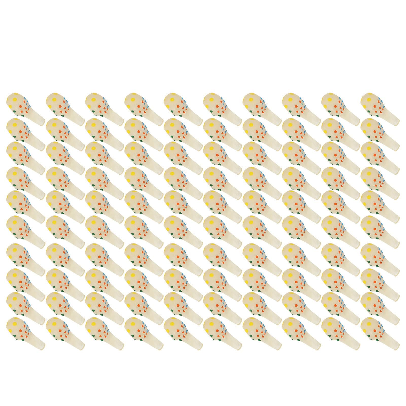 100Pcs Balloon Colorful Dots Transparent Latex Material Air Balloons for Party Decoration