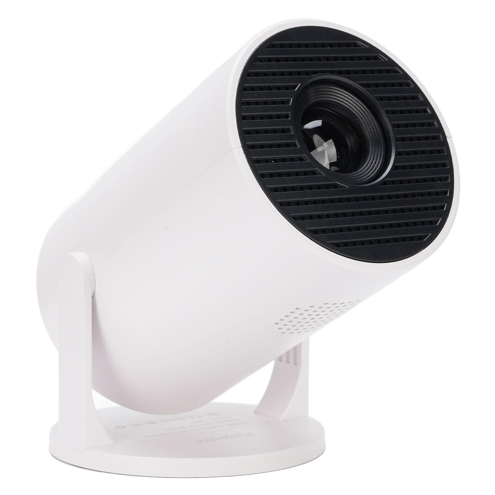 Small Projector Portable 1080P 150ANSI 8000LM 270 Deg Adjustable Home Theater Projector for Bedroom white