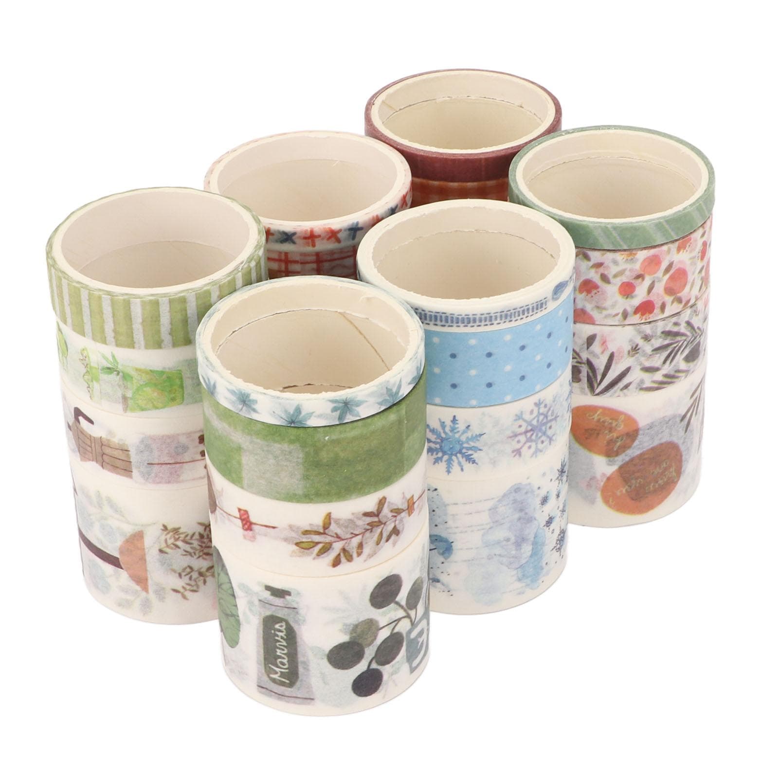 Decorative Adhesive Tape Waterproof Prevents Stick DIY Adhesive Tape Set for DIY Crafts Gift Wrap