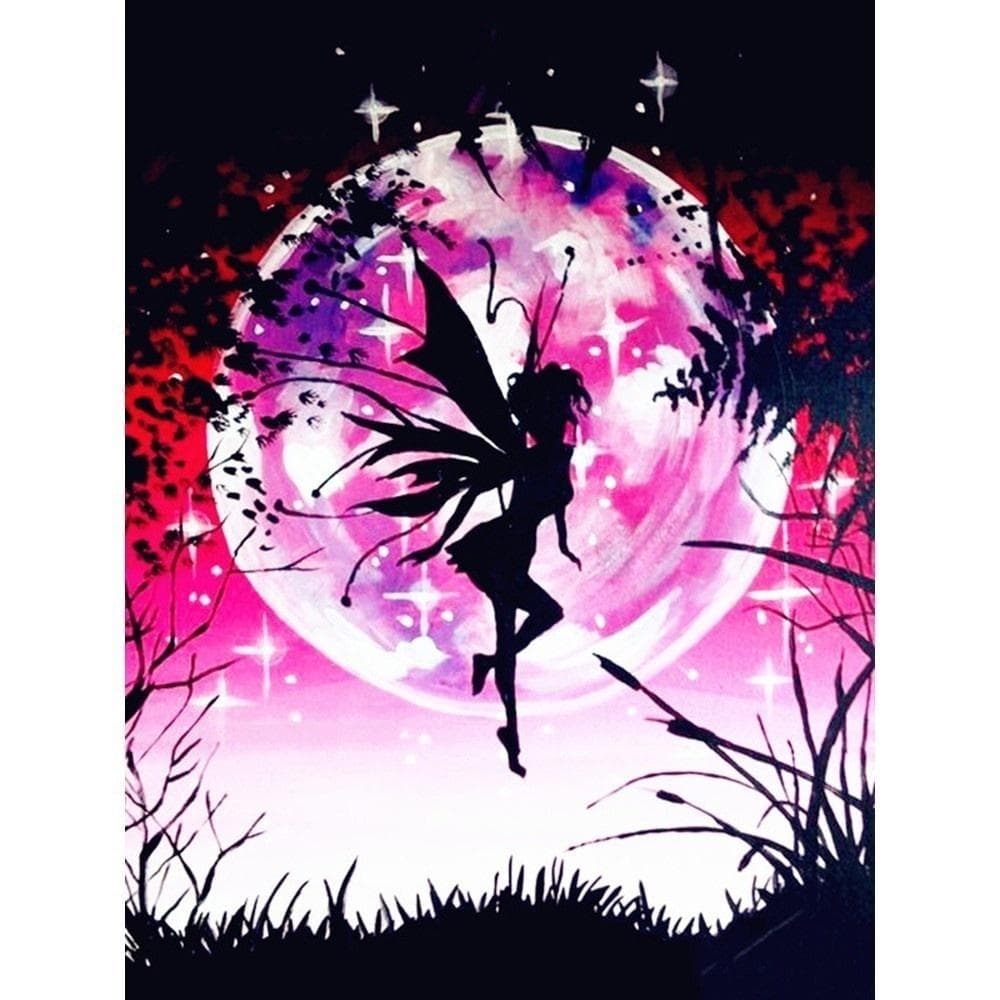 Diamond Painting Angel 5D DIY Diamond Embroidery Landscape Mosaic Picture Of Rhinestone Decor Home 20X30CM