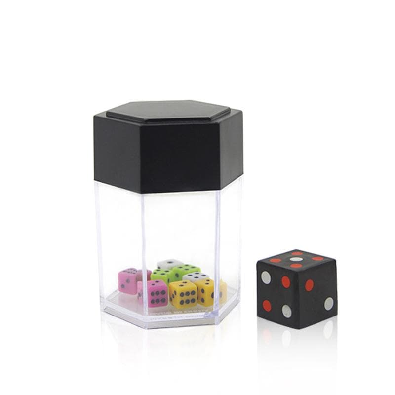 Exploding Dice Magic Trick Toys For Kids Classic Magia Prop Cool Close-up Magic Trick for Children Fun Performance Gag Prank Toy LM 7.5x5x5cm