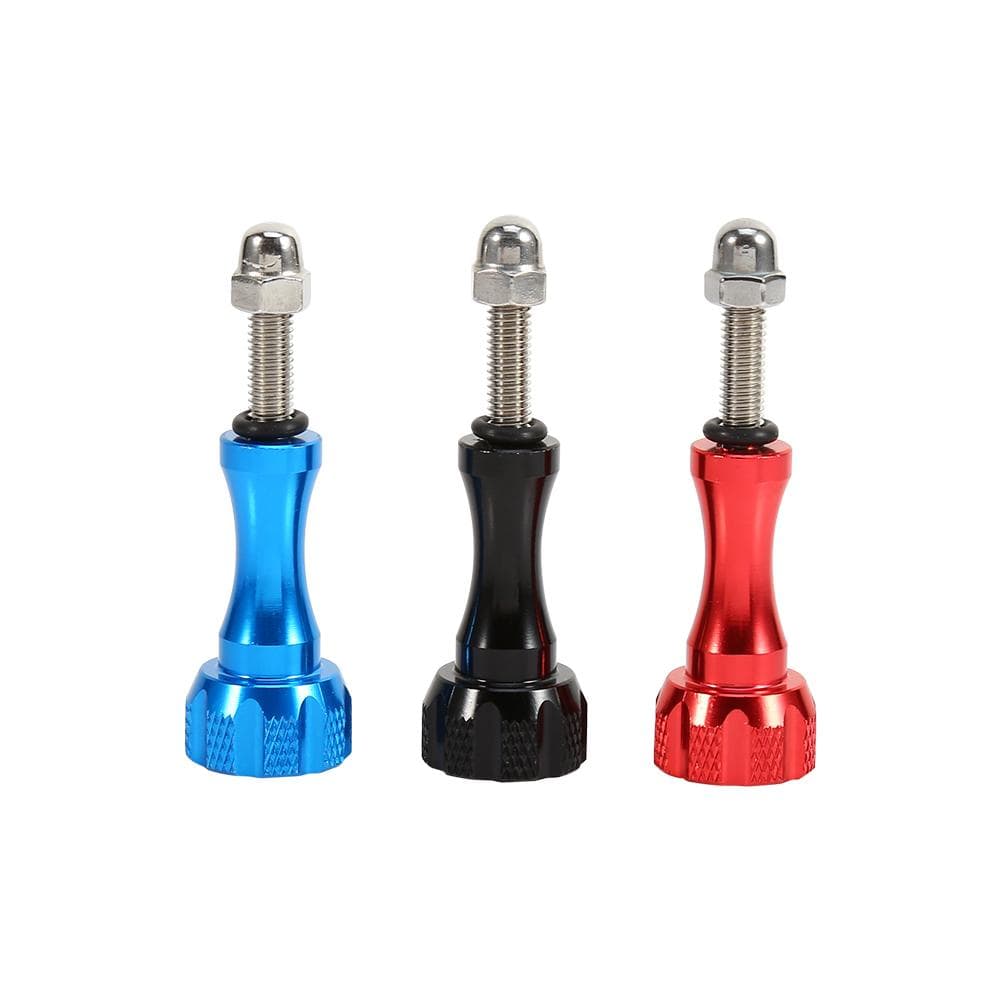 3 x Aluminum Stainless Thumb Knob Bolt Nut Screw Set for GoPro HD Hero 4 3 3+ 2