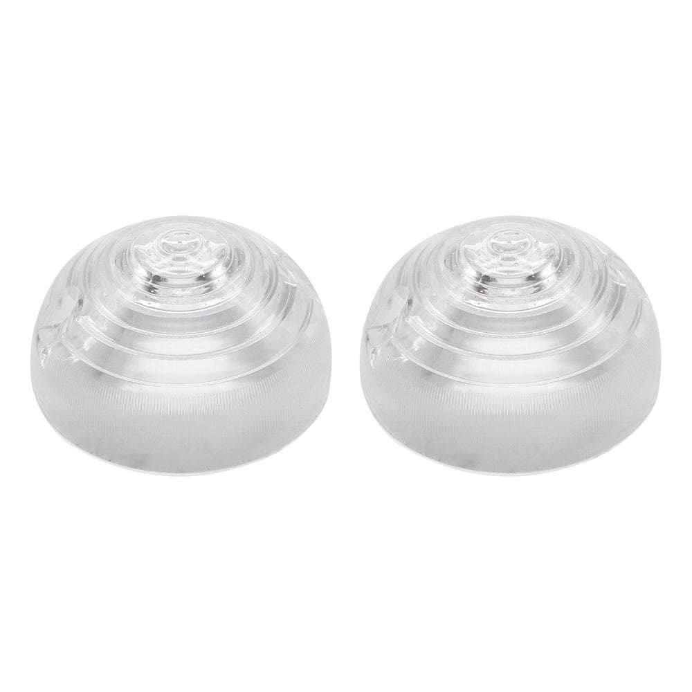 2pcs Lens Cover Side Light Lenses Cover Tail Brake Light Lens Replacement for Land Rover Defender transparent