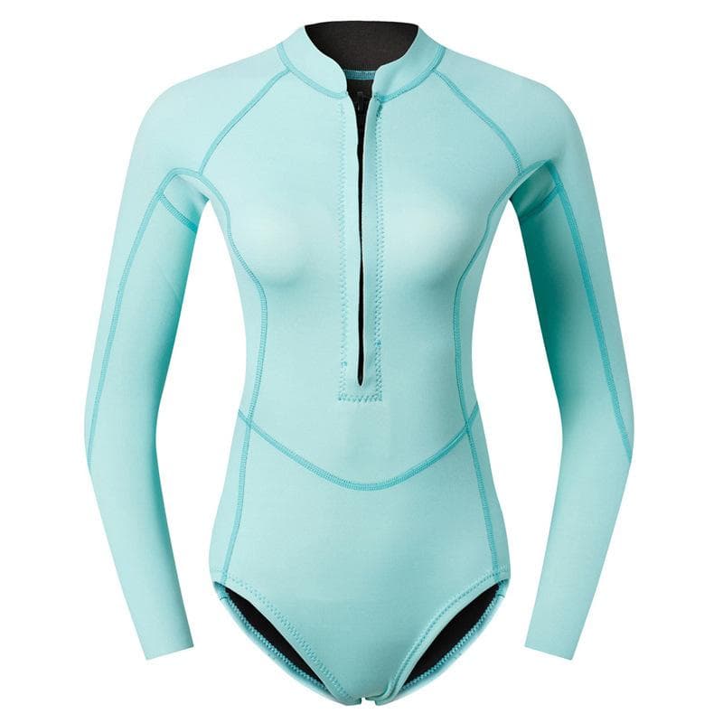 2Mm Wetsuit Women'S Wetsuit One-Piece Swimsuit Surfing Snorkeling Deep Diving Sun Protection Jellyfish Suit Bikini Outdoor S
