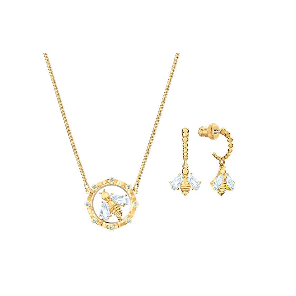 Swarovski Bee A Queen Necklace With Bee Element Women necklace 5490887 Rose Gold