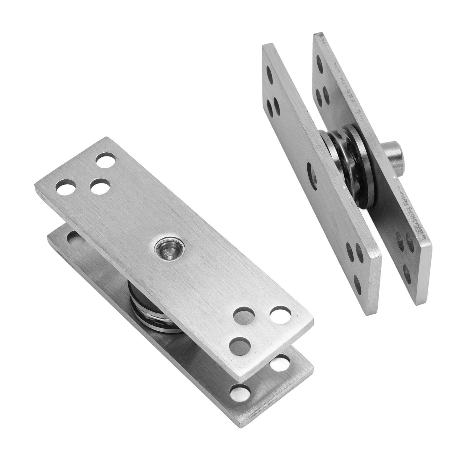 Door Pivot Hinge Stainless Steel 360 Degree Rotatable Up Down Set for Glass Bookcase Heavy Duty