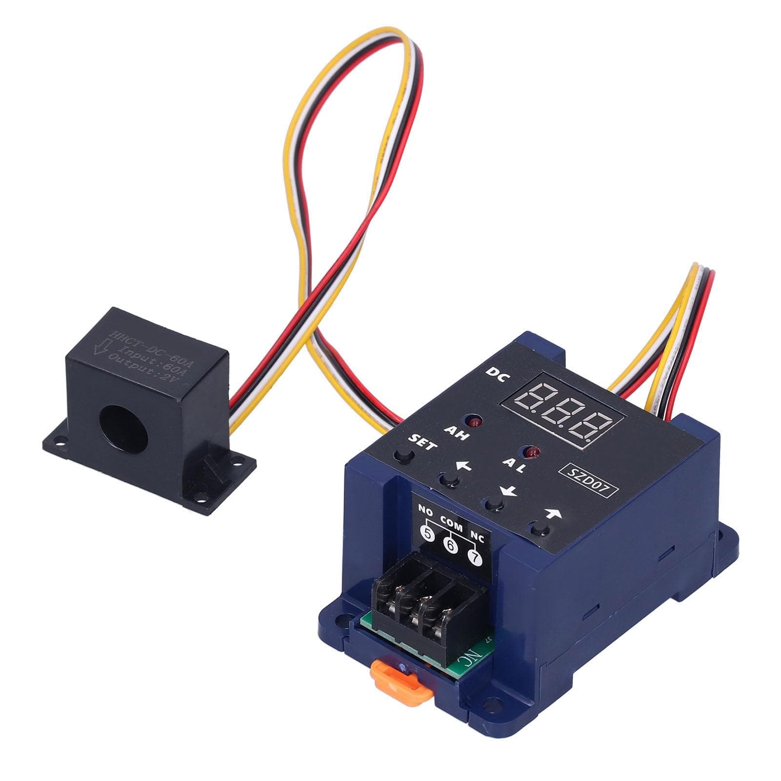 Digital Display Ammeter Current Sensing Switch with Overload Protection SZD07 DC835V