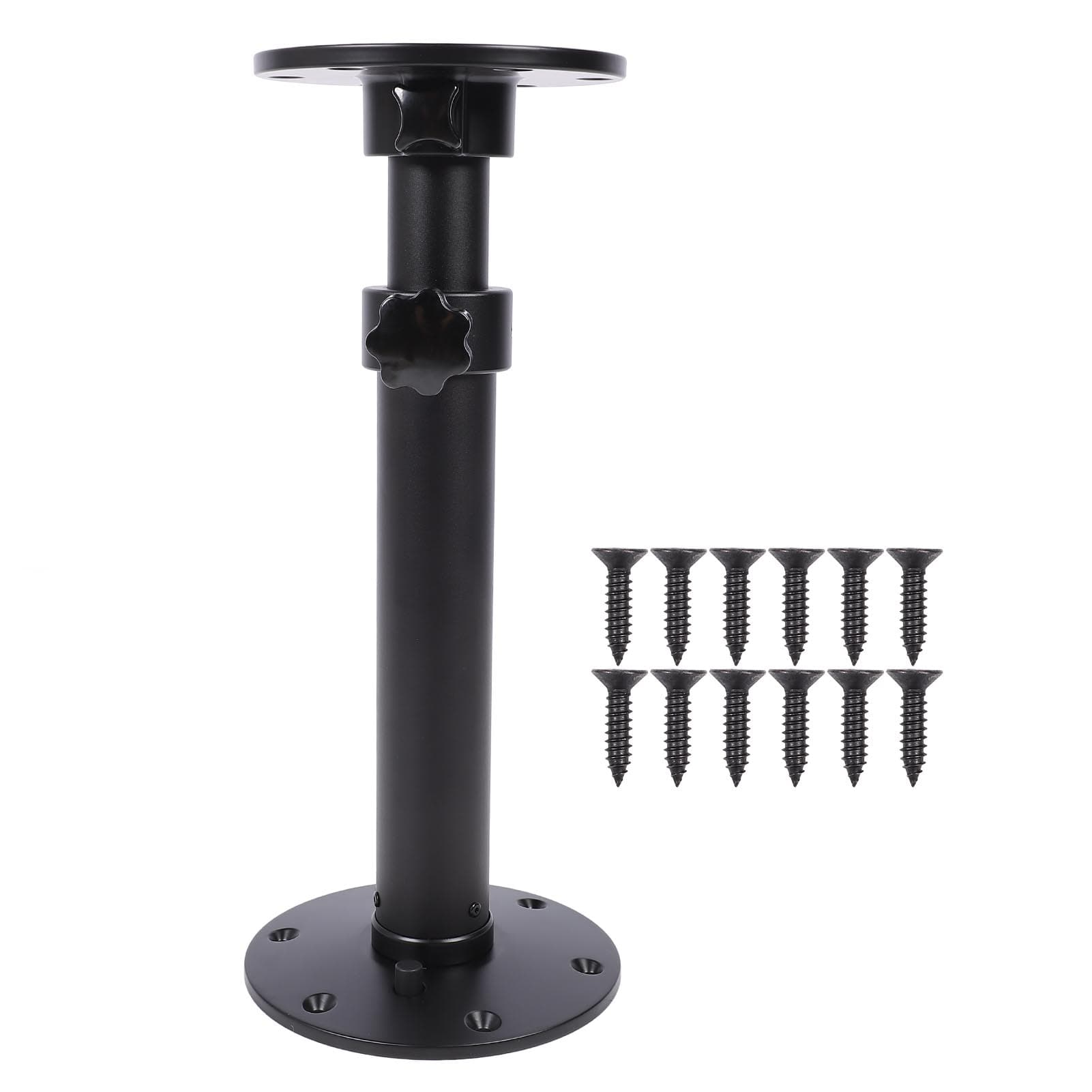 RV Table Leg 18.11 To 27.76in Adjustable Aluminum Alloy Removable Table Base Mount for RV Campervan