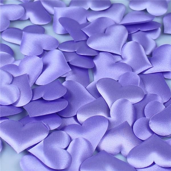 100pcs/bag Heart Shape Petals Wedding Valentines Day Throwing Table Decoration $5.80 purple