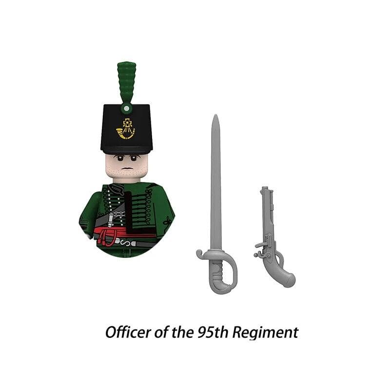 Medieval Napoleonic Wars Military Figure Building Block Prussian British French Italy Spain Knight Navy Soldier Bricks